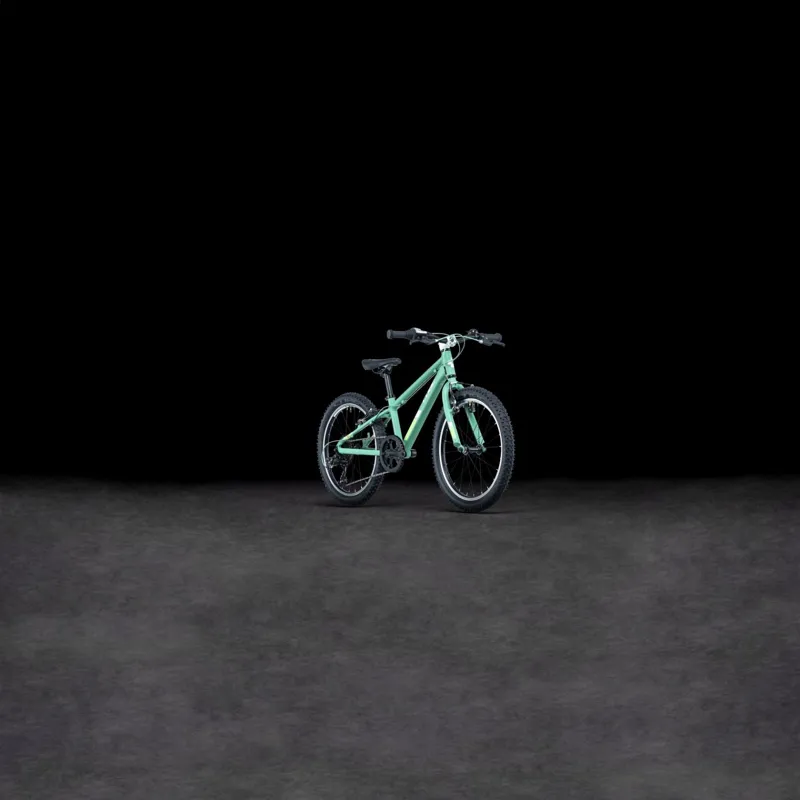 Cube Acid 200 Kids Bike in Green/White-3